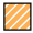 gold decal only areas are depicted as orange with diagonal white stripes