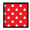 visitor only parking, metered areas are depicted as red with widely spaced white dots