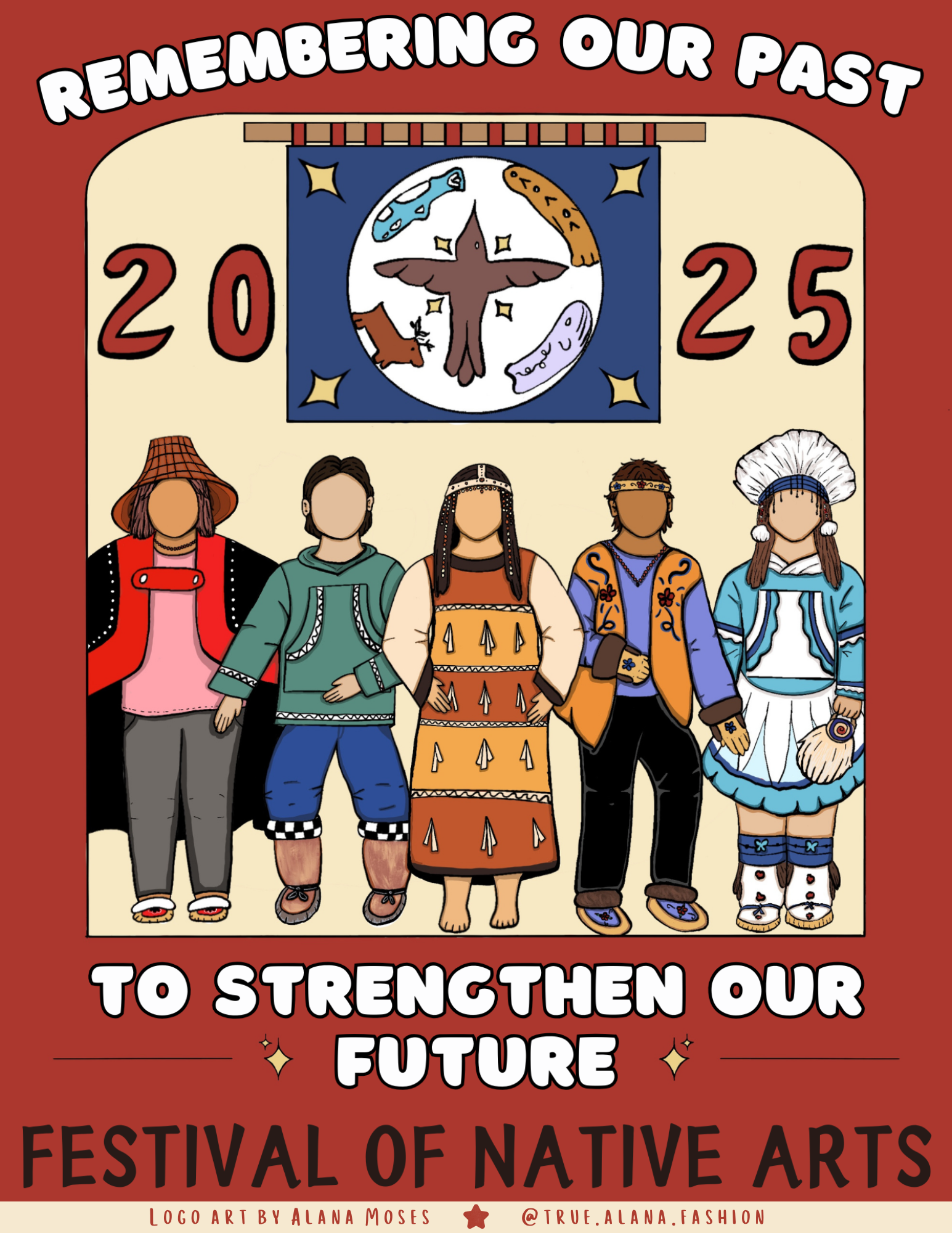 2025 festival logo by Alana Moses