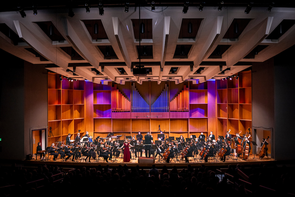 FSO Spring 2022 Concert FSO Spring 2022 Concert at the Davis Concert Hall, 4/24/22. (UAF Photo by Leif Van Cise)