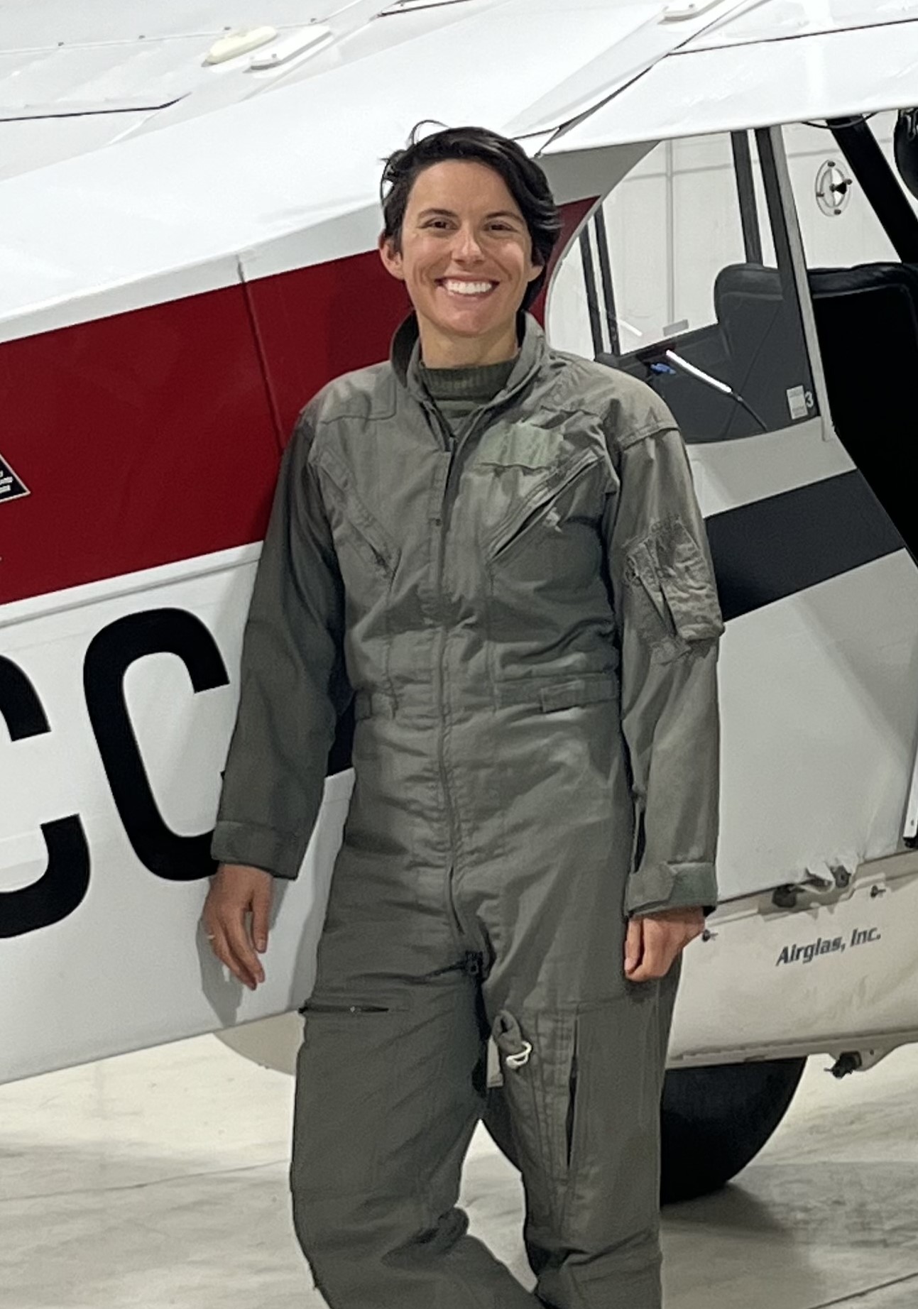 BLaST Scholar Sarah Dempsey preparing to assist in telemetry tracking in Togiak National Wildlife Refuge. Photo by K. Hilwig.