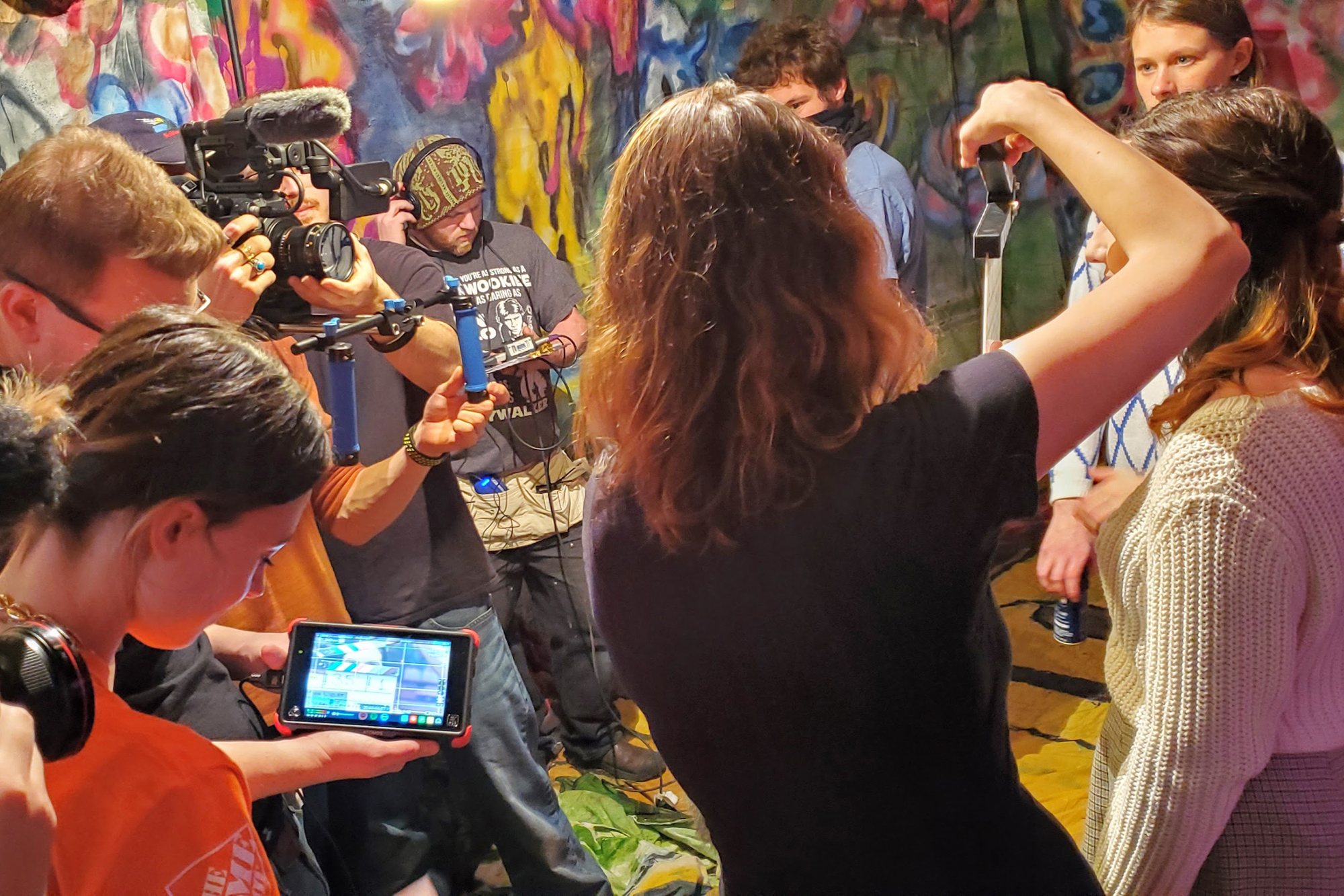 BTS filming. UAF Photo