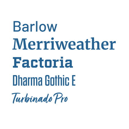Brand font examples