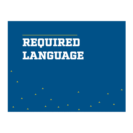 Required language